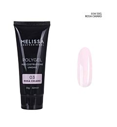 MELISSA POLYGEL COSTRUZIONE UNGHIE 30G 03 ROSA CHI