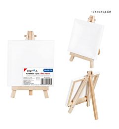 PRYMA CAVALLETTO + TELA PITTURA 10x10CM