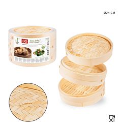 DC CASA VAPORIERA BAMBU 2PIANI 24CMDc Casa