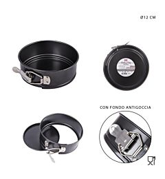 DC CASA TORTIERA MINI APRIBILE A/ADER,TONDA 12X5CMDc Casa