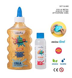 PRYMA KIT DIY SLIME - COLLA METAL GIALLO