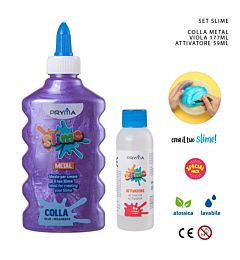 PRYMA SET SLIME COLLA3D ATTIVAT.59ML METAL VIOLA