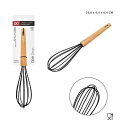 DC CASA L/BLACK FRUSTA SILICONE M/LEGNO 29,8X6,9CMDc Casa