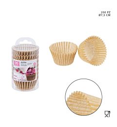 DC CASA PIROTTINO CUPCAKE KRAFT 7,5CM 200PZDc Casa