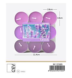 GEV TEALIGHTS - LAVANDA - 18PZ