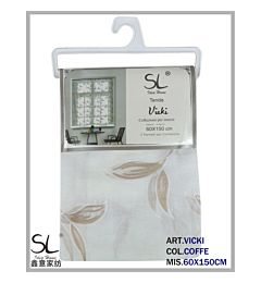 SL COPPIA TENDA VICKI 60X150CM COL.CAFFESl Ideahome