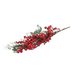 Ramo Bacche & Mele Innevato 55cm - WSF/25SF12Nataluna