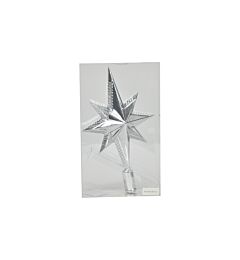 Puntale Albero 25cm Stella Argento - 68L1001A
