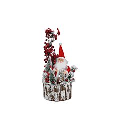 Decorazione Babbo Natale Innevato - 53cmNataluna
