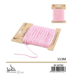 SPAGO DI LINO - ROSA - 13,5MGev