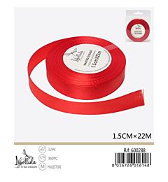 Nastro Raso 1cm /22m - RossoGev