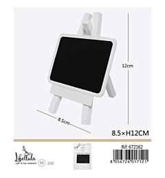 LAVAGNETTA IN LEGNO - BIANCO 12x8,5CM - 1PZ
