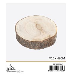 DISCO DI LEGNO - DIAMETRO 8-10CM x 2CM