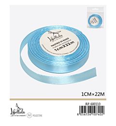 NASTRO DI RASO - CELESTE - 1CM x 22MGev