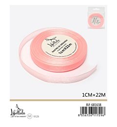 NASTRO DI ORGANZA - ROSA CHIARO - 1CM x 22MGev