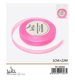 NASTRO DI ORGANZA - ROSA - 1CM x 22MGev