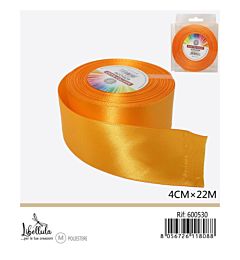 NASTRO DI RASO - ARANCIONE - 4CM x 22MGev
