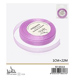 NASTRO DI ORGANZA - LILLA - 1CM x 22MGev