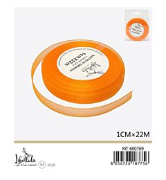 NASTRO DI ORGANZA - ARANCIONE - 1CM x 22MGev
