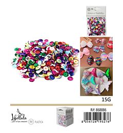 PAILLETTES DECORATIVE - COLORI MISTI - 15G