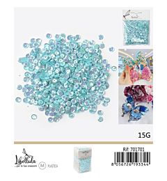 PAILLETTES DECORATIVE - AZZURRO - 15G