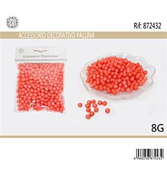 PALLINE DI POLISTIROLO - ROSSO - 8GGev