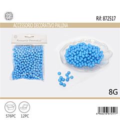 PALLINE DI POLISTIROLO - AZZURRO - 8GGev