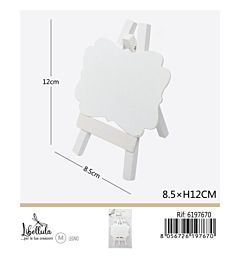 LAVAGNETTA IN LEGNO BIANCA 12x8,5CM - 1PZ