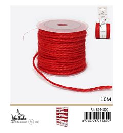 SPAGO DI LINO - ROSSO - 10MGev