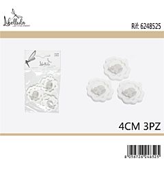 FIORE DECORATIVO IN RESINA - COMUNIONE - 3PZGev