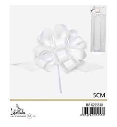 COCCARDA EFFETTO PLEXIGLASS - BIANCO - 5CMGev