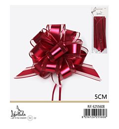 COCCARDA EFFETTO PLEXIGLASS - BORDEAUX - 5CMGev