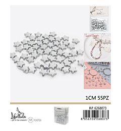 CHARMS A FORMA DI STELLA 1CM - 55PZGev