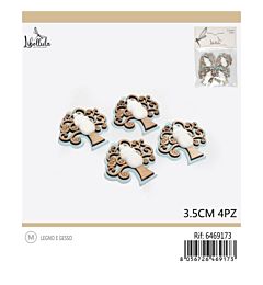 SAGOME ALBERO DELLA VITA CON BIBERON - AZZURRO - 4PZGev
