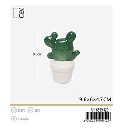 Cactus in Ceramica - 9,6x4,7cm