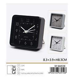OROLOGIO DA TAVOLO QUADRATO - 8.3x8.3CMGev