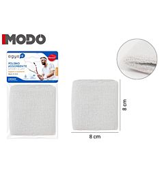 I11 POLSINO ASSORBENTE 8*8CM 2PZ UNISEX BIANCOAgyo
