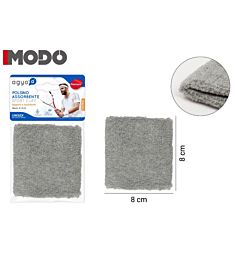 I11 POLSINO ASSORBENTE 8*8CM 2PZ UNISEX GRIGIOAgyo