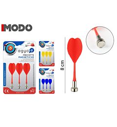 I20 FRECCETTE MAGNETICHE 8CM 3PZAgyo