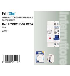Interruttore Differenziale di Corrennte 20A-230VExtrastar