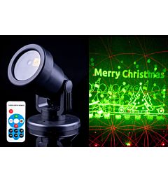 Proiettore Laser Natalizio con Telecomando - 5WNataluna