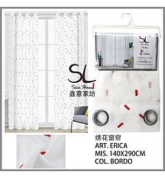 SL TENDA ERICA 140X290CM COL.BORDOSl Ideahome