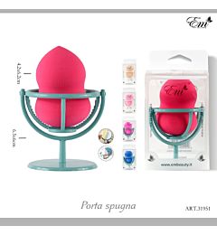 PORTA SPUGNA + BEAUTY BLENDER A PERA