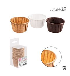 DC CASA PIROTTINO CARTA CUPCAKE 4,4X3,5CM 20PZDc Casa