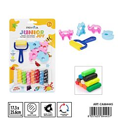 PRYMA PLASTILINA 8X10G + 5 ACCESSORI