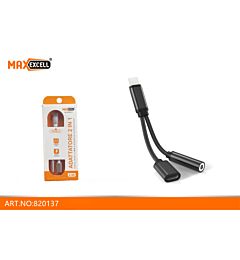 ADATTATORE DA TYPE-C A TYPE-C/JACK 3.5MM