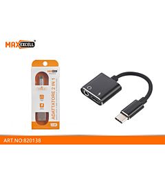 ADATTATORE DA TYPE-C A TYPE-C/JACK 3.5MM