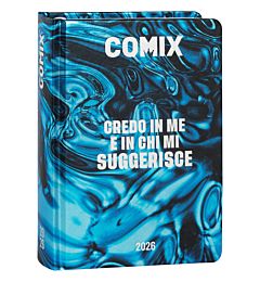 DIARIO COMIX 16M STANDARD 2025/2026 - METAL FLUIDComix
