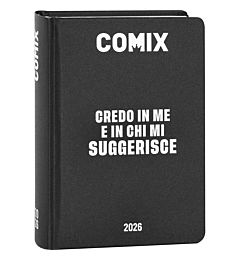 DIARIO COMIX 16M MINI 2025/2026 - BLACK WHITEComix