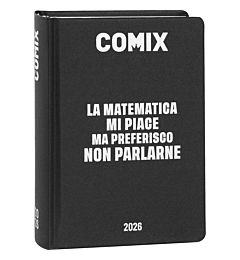 DIARIO COMIX 16M MINI 2025/2026 - BLACK SILVER